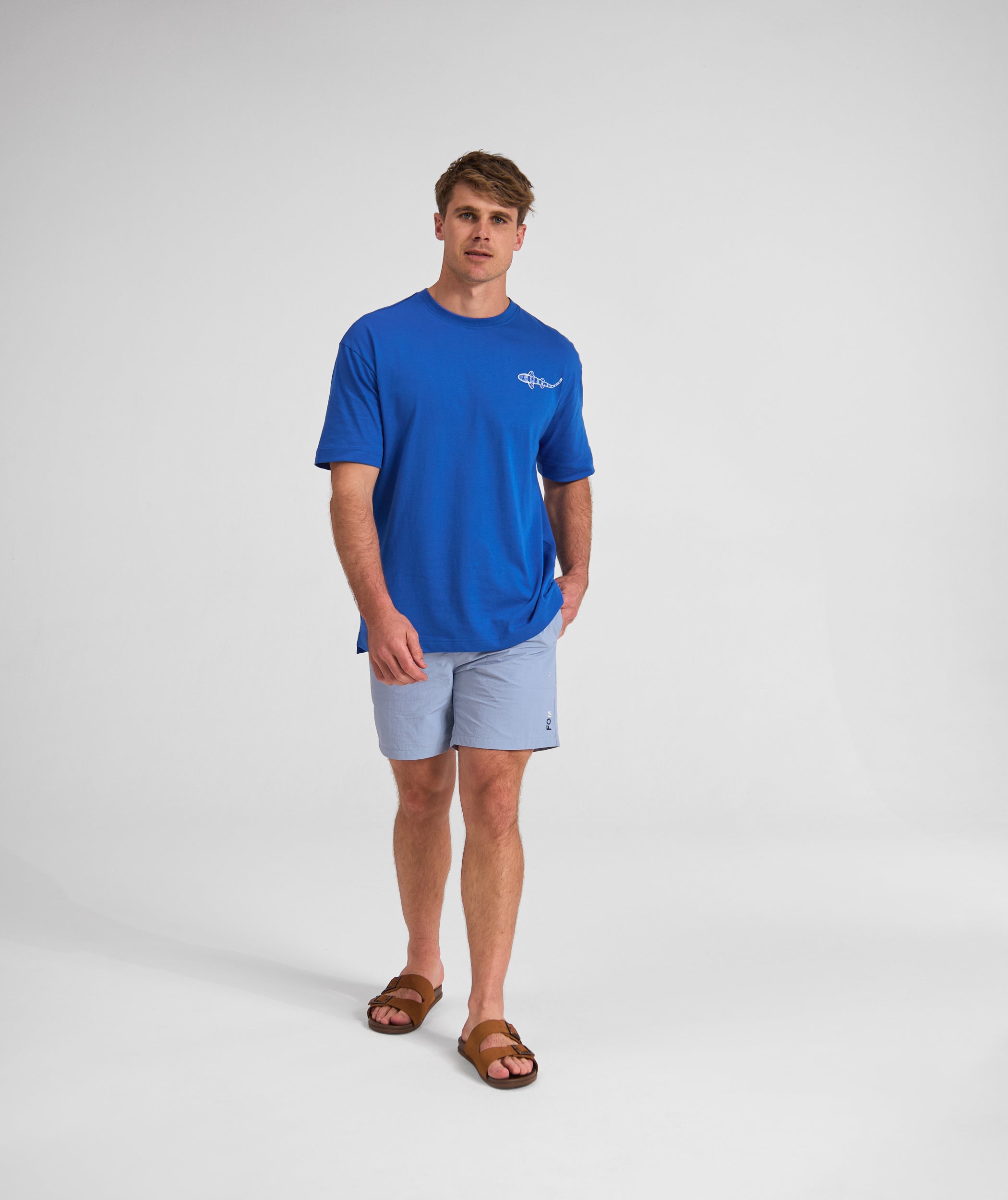 Mens Swimming Shorts - Sky Blue
