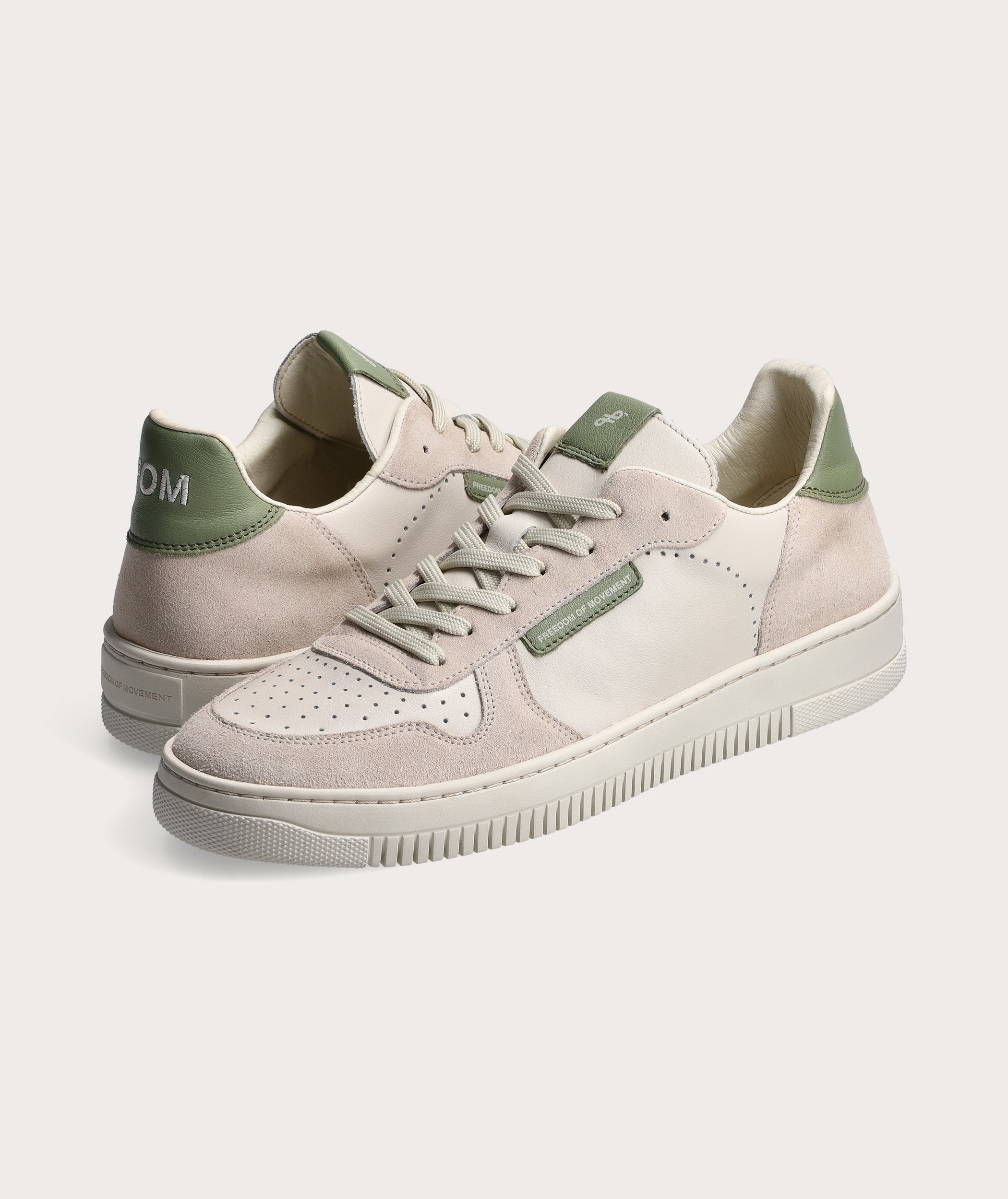 FOM Mens Tekkie - Off-White/ Matcha