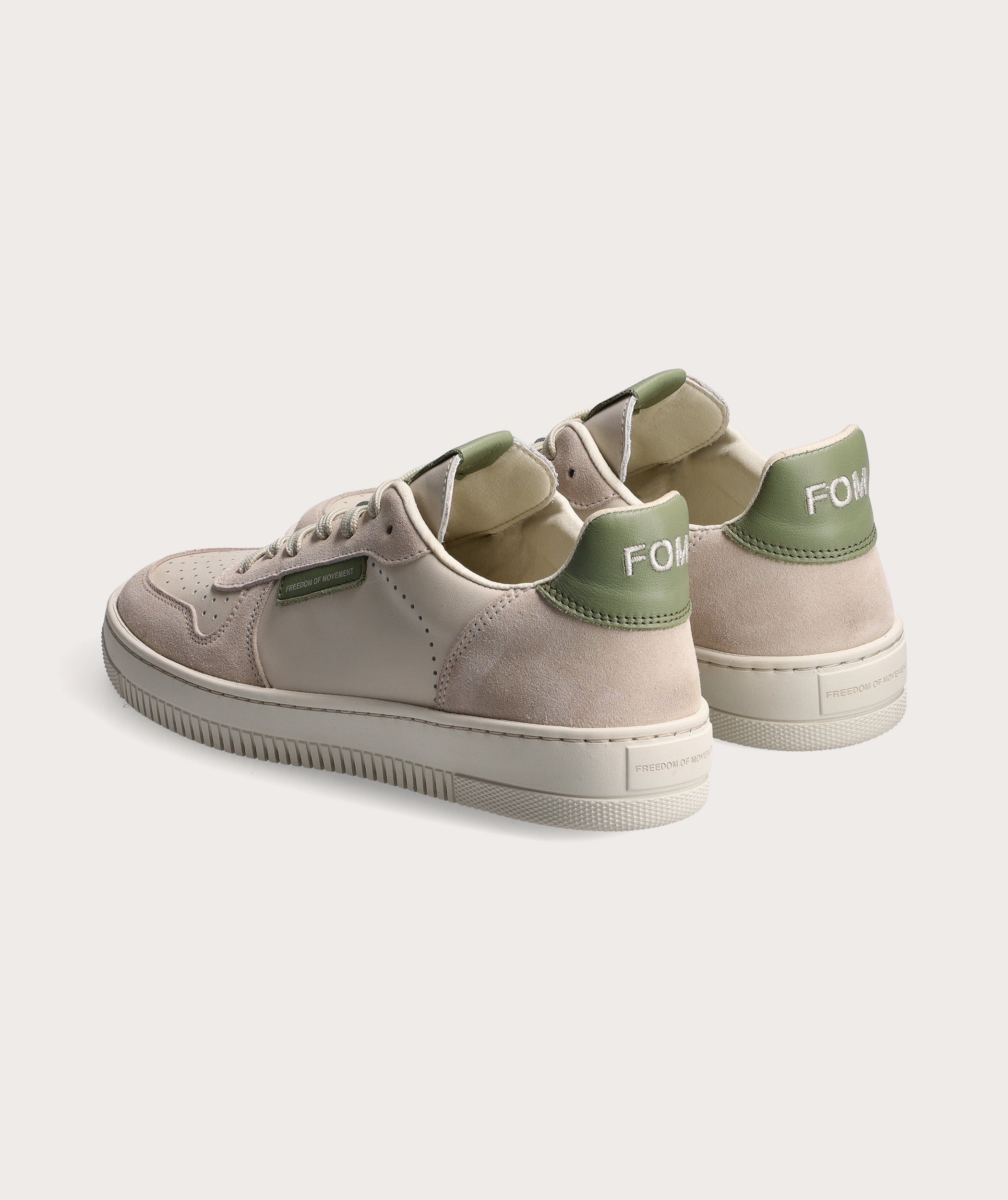 FOM Ladies Tekkie - Off-White/ Matcha