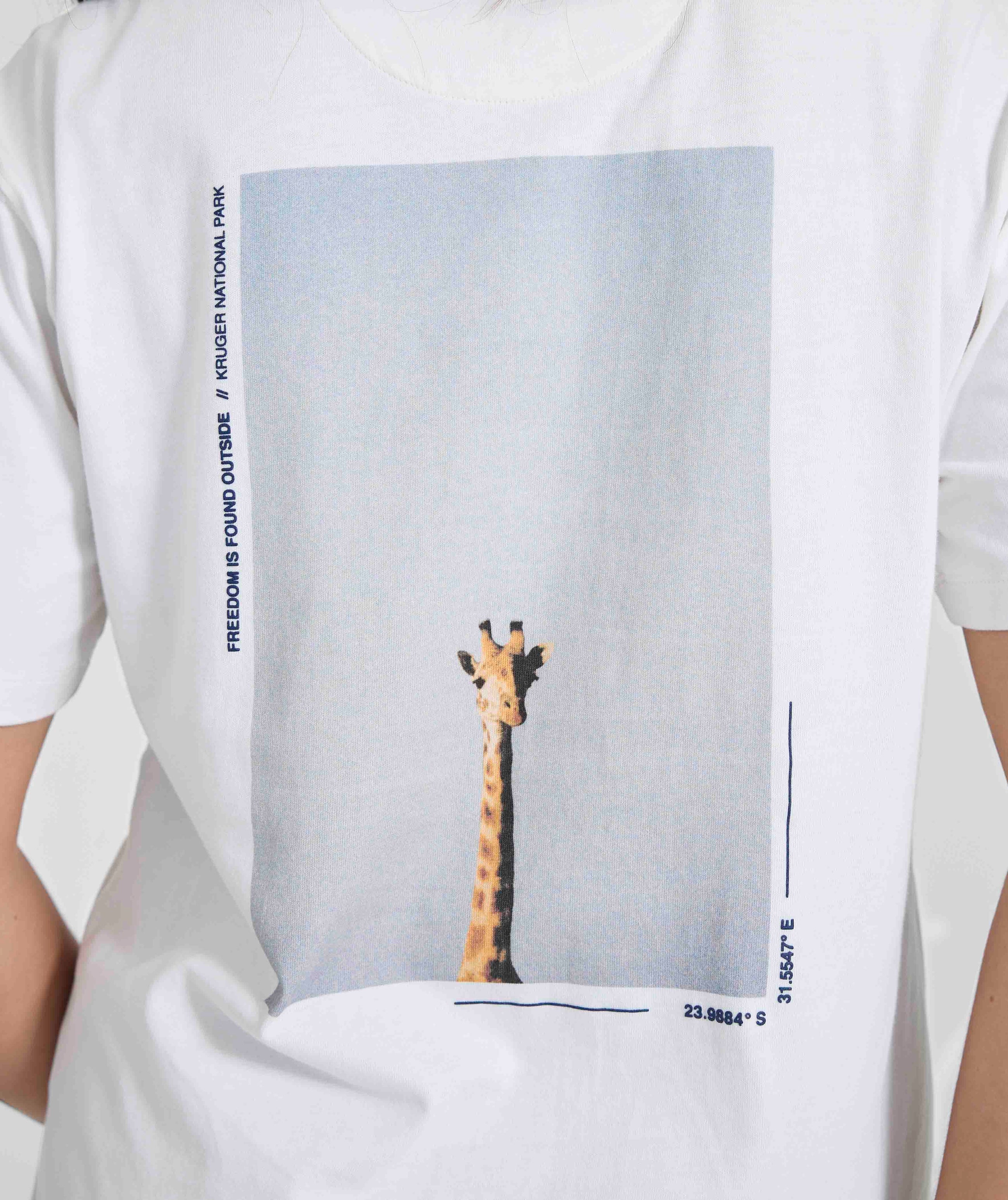 Ladies Kruger Graphic Tee - White
