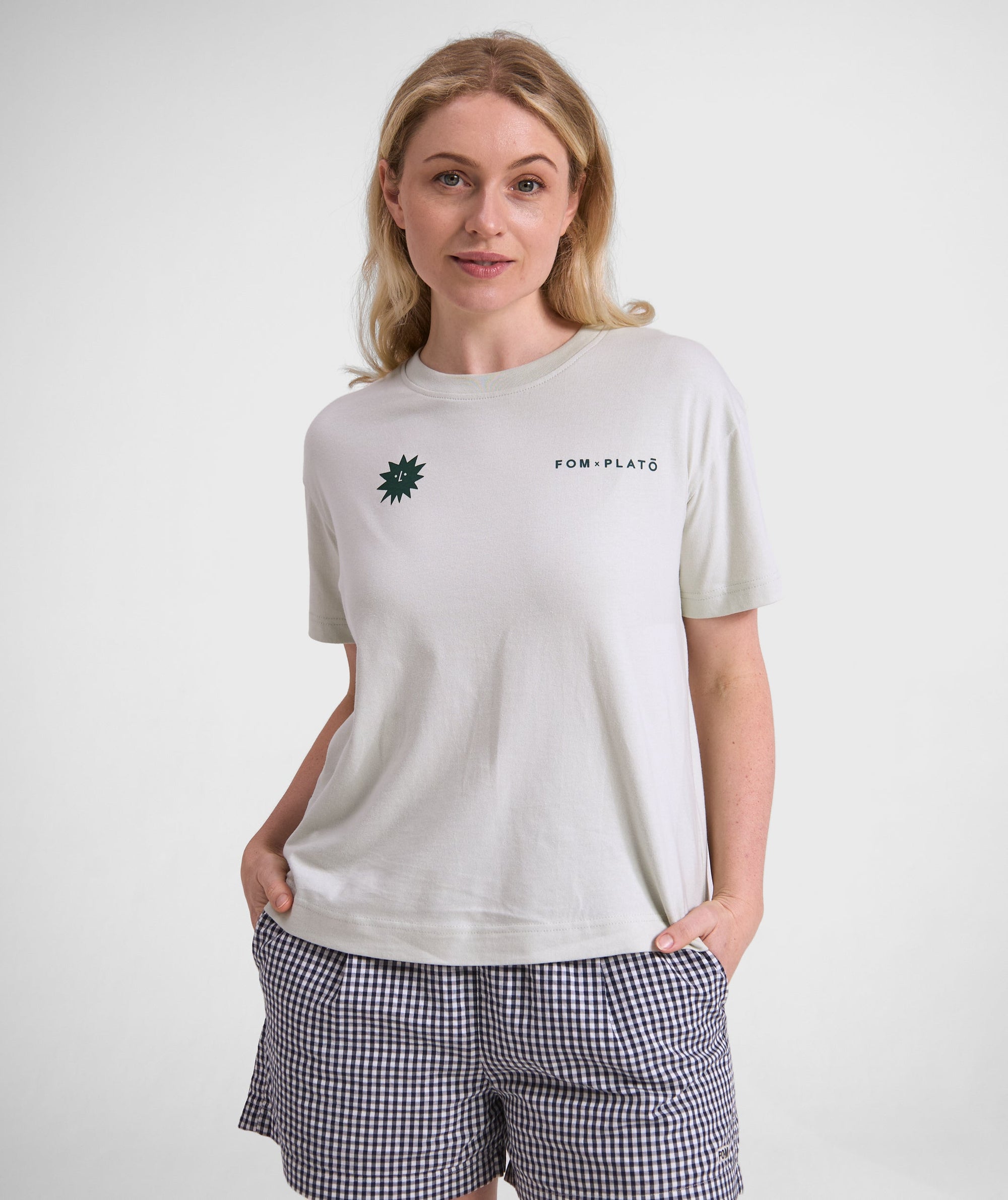 FOM x Plato Ladies Graphic T-Shirt - Matcha