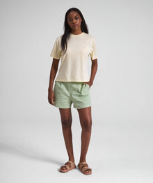 Ladies Gingham Shorts - X Green
