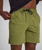 Mens FreeMotion Micro Ripstop Shorts - Green