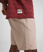 Mens Regular Fit Textured T-Shirt - Burgundy