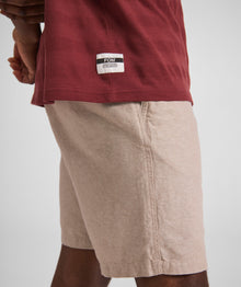 Mens Regular Fit Textured T-Shirt - Burgundy