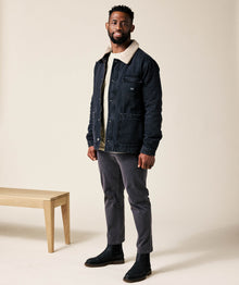 FOM x Kolisi Mens Classic Slim Fit Chino - Black