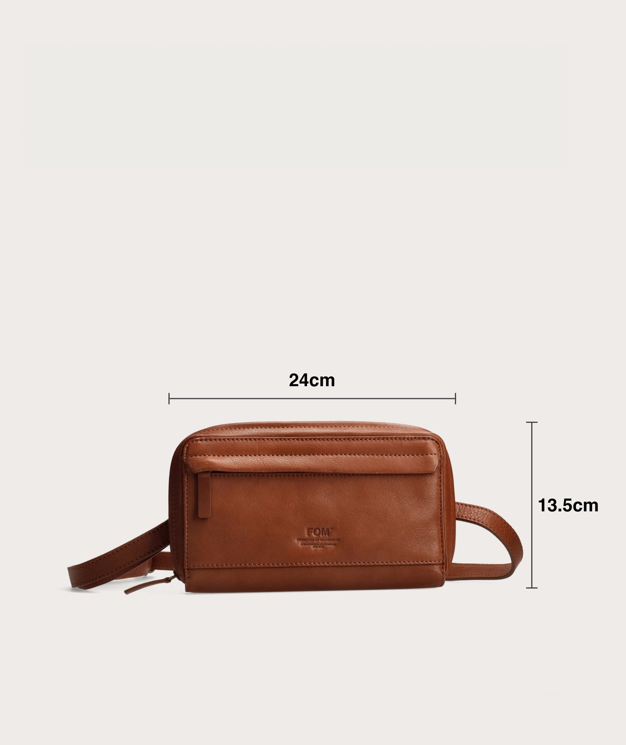 FOM Crossbody Wallet - Pecan