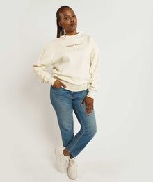 Ladies Crew Neck Sweater - Butter
