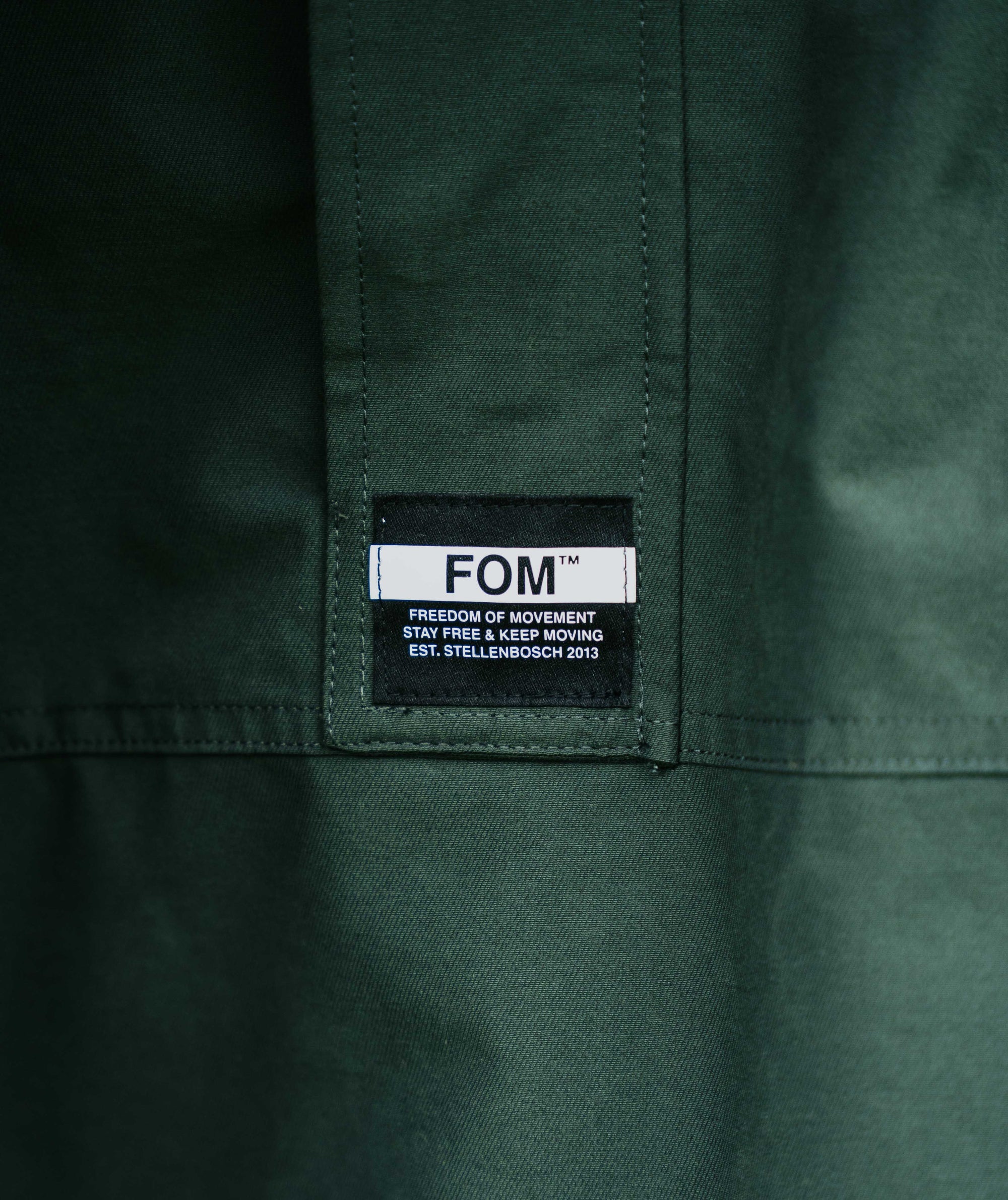 Mens Cotton Blend Anorak - Forest