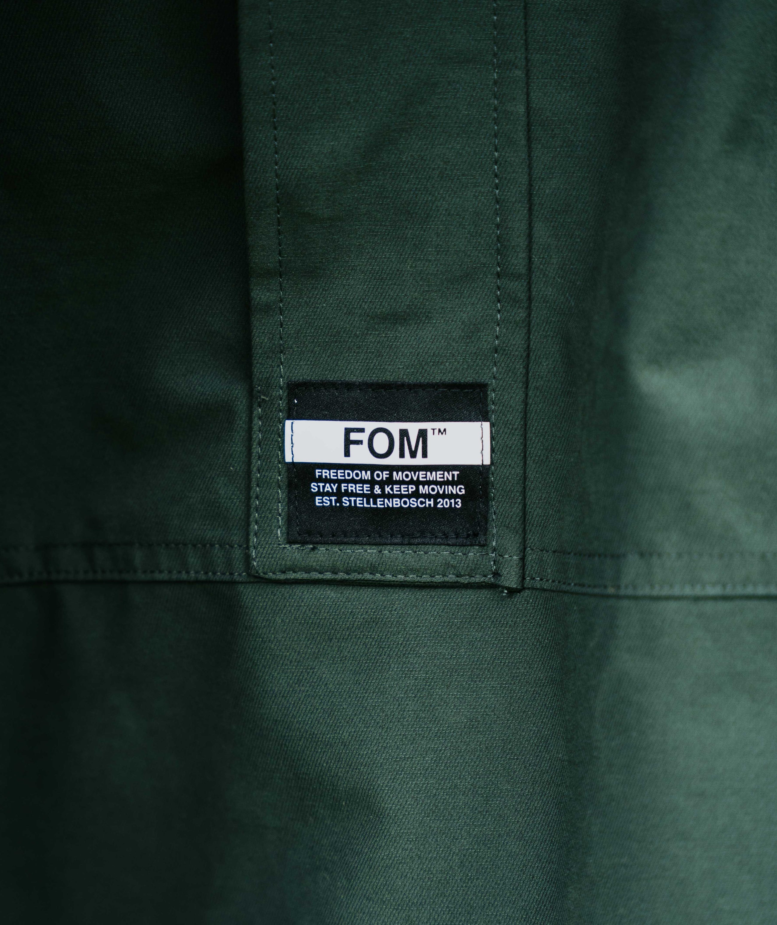 Mens Cotton Blend Anorak - Forest