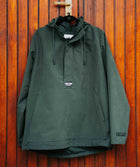 Mens Cotton Blend Anorak - Forest