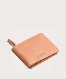 Bifold Zip Wallet - Nude