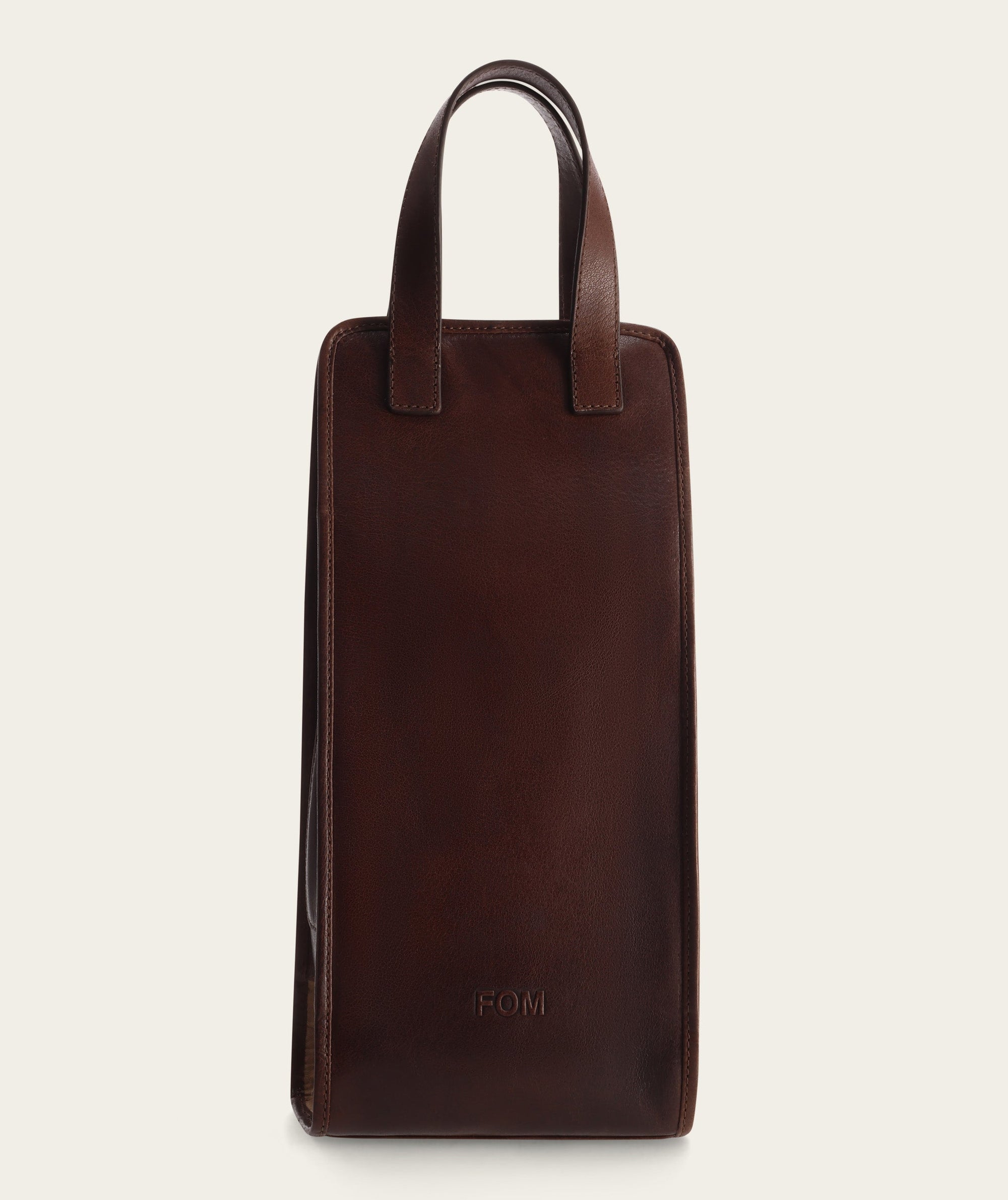 FOM Wine Carrier - Dark Choc