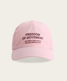 Unstructured 5 Panel Nylon Cap - Rose Bisque