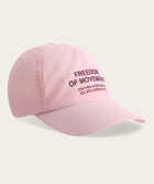 Unstructured 5 Panel Nylon Cap - Rose Bisque
