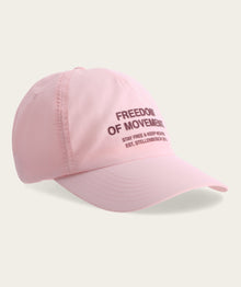 Unstructured 5 Panel Nylon Cap - Rose Bisque