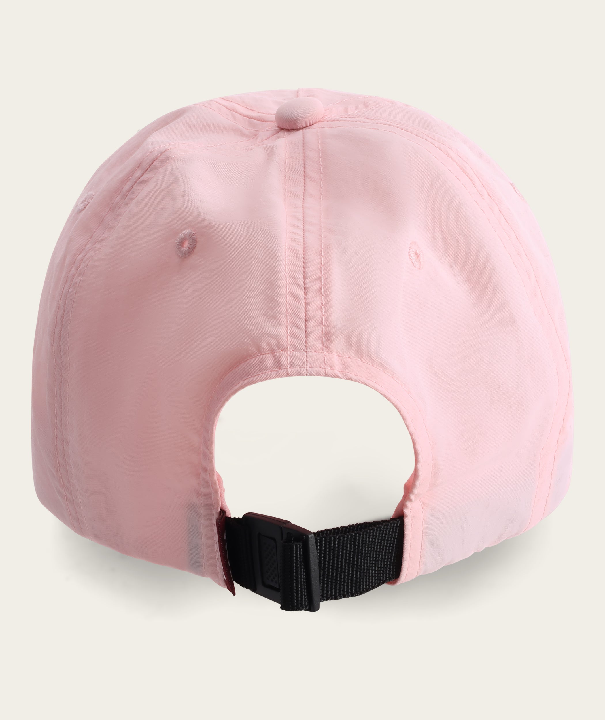 Unstructured 5 Panel Nylon Cap - Rose Bisque