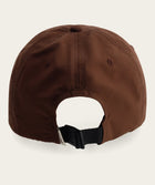 Unstructured 5 Panel Nylon Cap - Chocolate