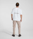 Men's Fleece Crew Neck Tee - Ivory