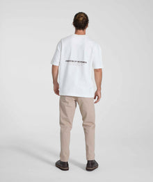 Men's Fleece Crew Neck Tee - Ivory