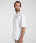 Men's Fleece Crew Neck Tee - Ivory
