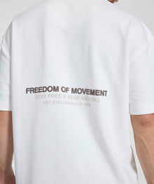 Men's Fleece Crew Neck Tee - Ivory