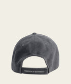 6 Panel Cotton Canvas Cap - Washed Slate