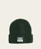Waffle Knit Beanie - Forest Green