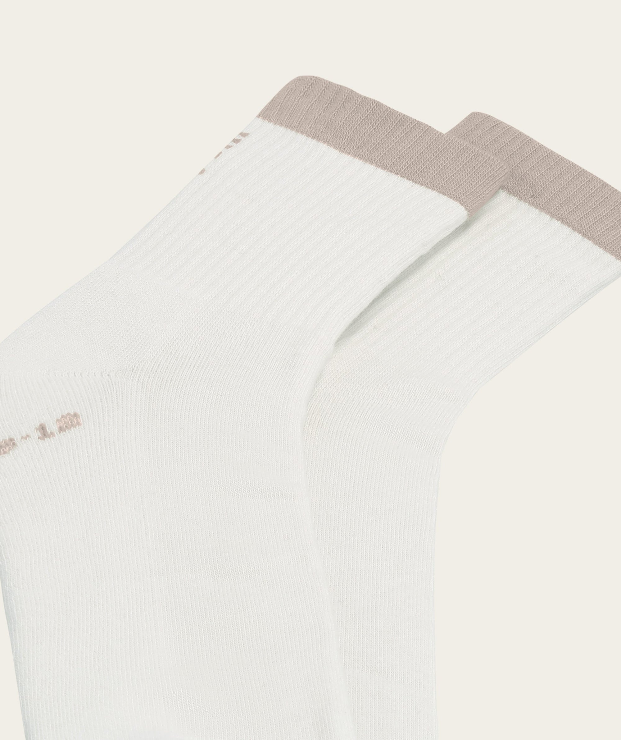 Socks Active - Optic White/ Light Grey FOM (Size 8-12)