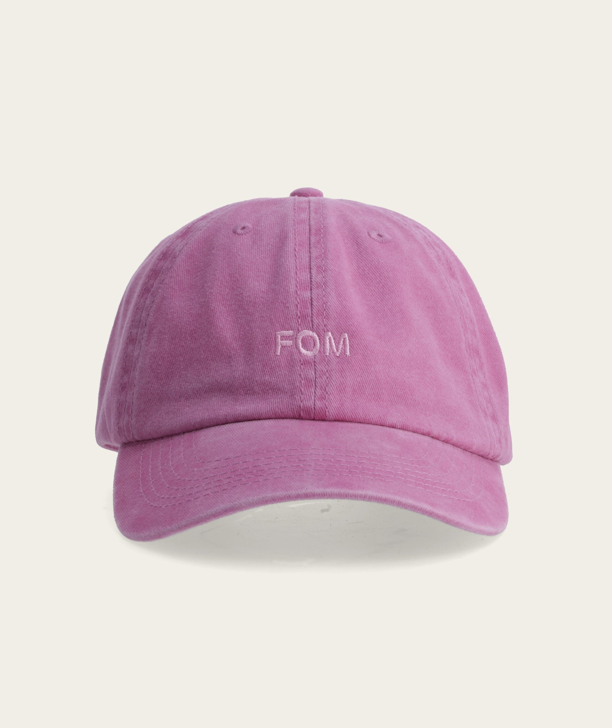 FOM Dad Cap - Washed Powder Pink/ Pink