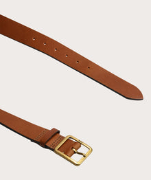 Mens Belt - Tan/ Brass Buckle