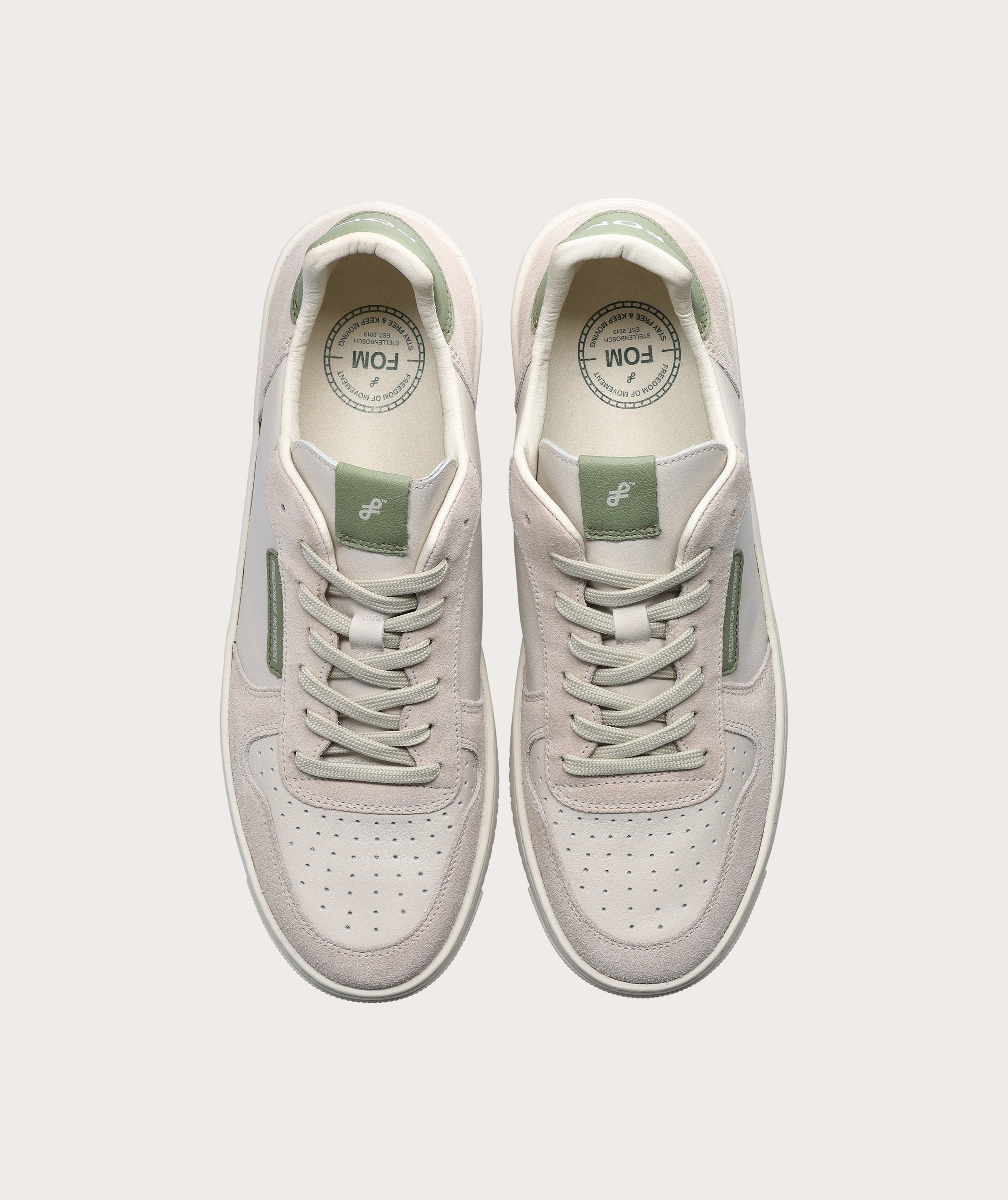 FOM Mens Tekkie - Off-White/ Matcha