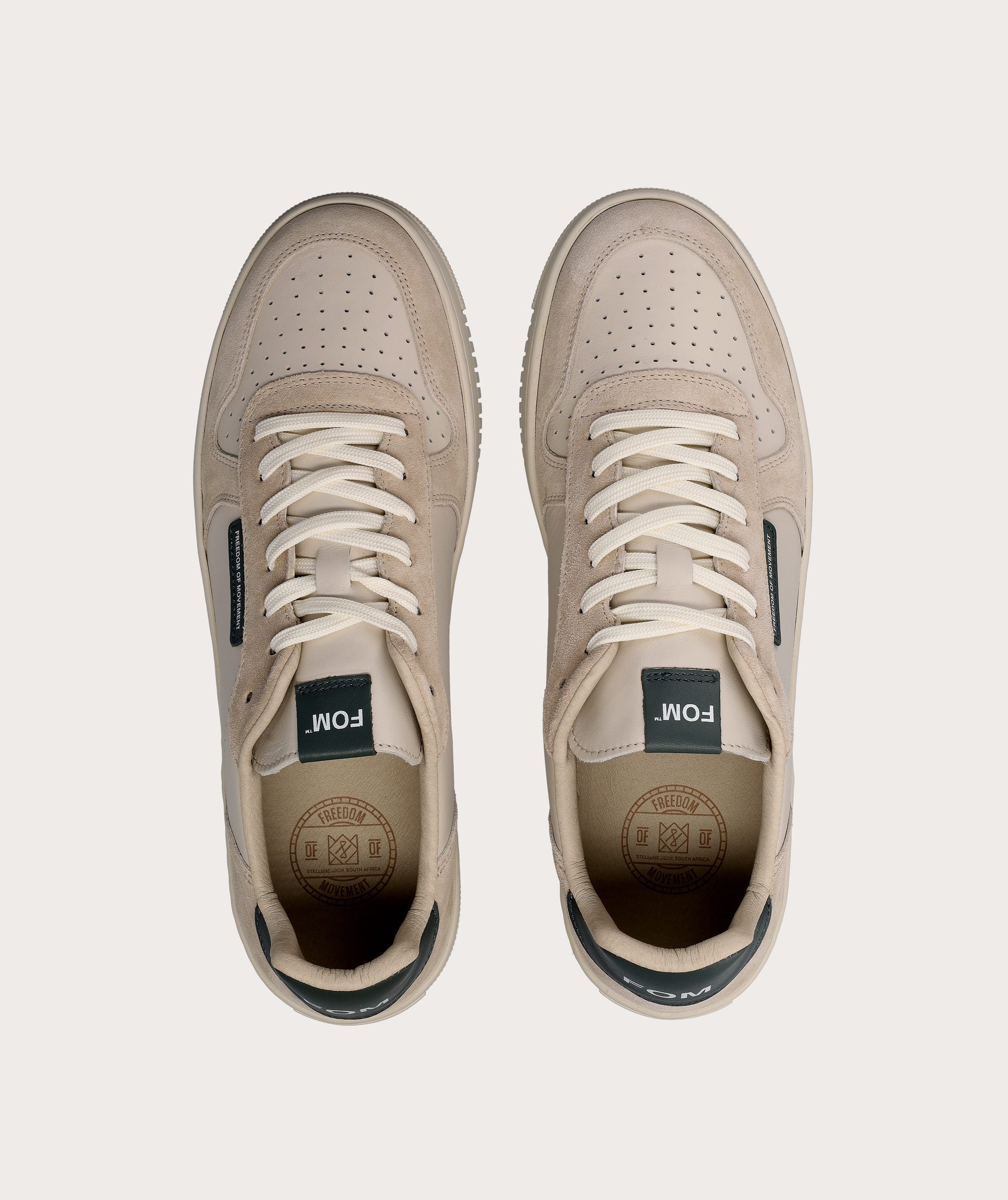 FOM Mens Tekkie - Off-White/ Ocean