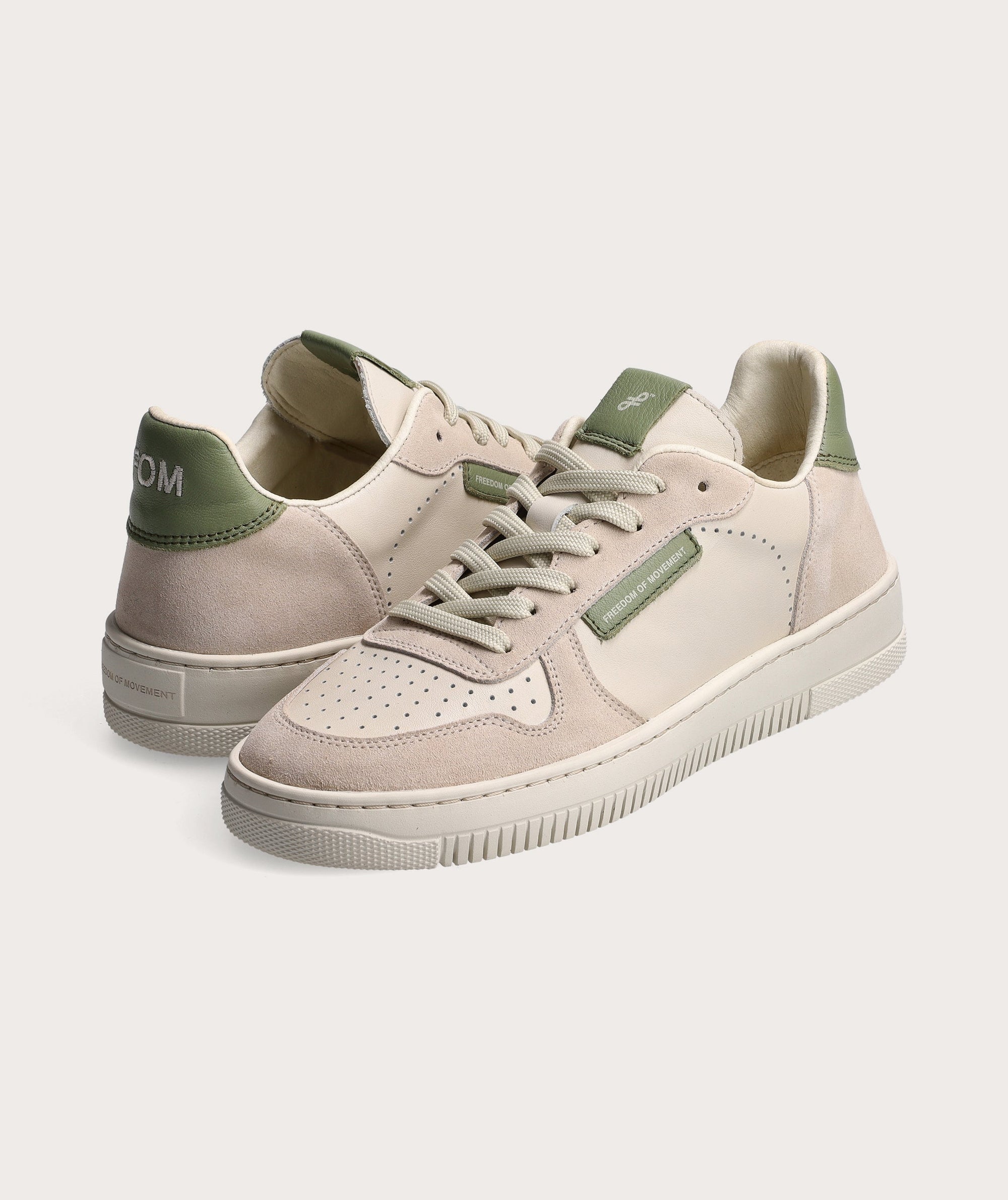 FOM Ladies Tekkie - Off-White/ Matcha