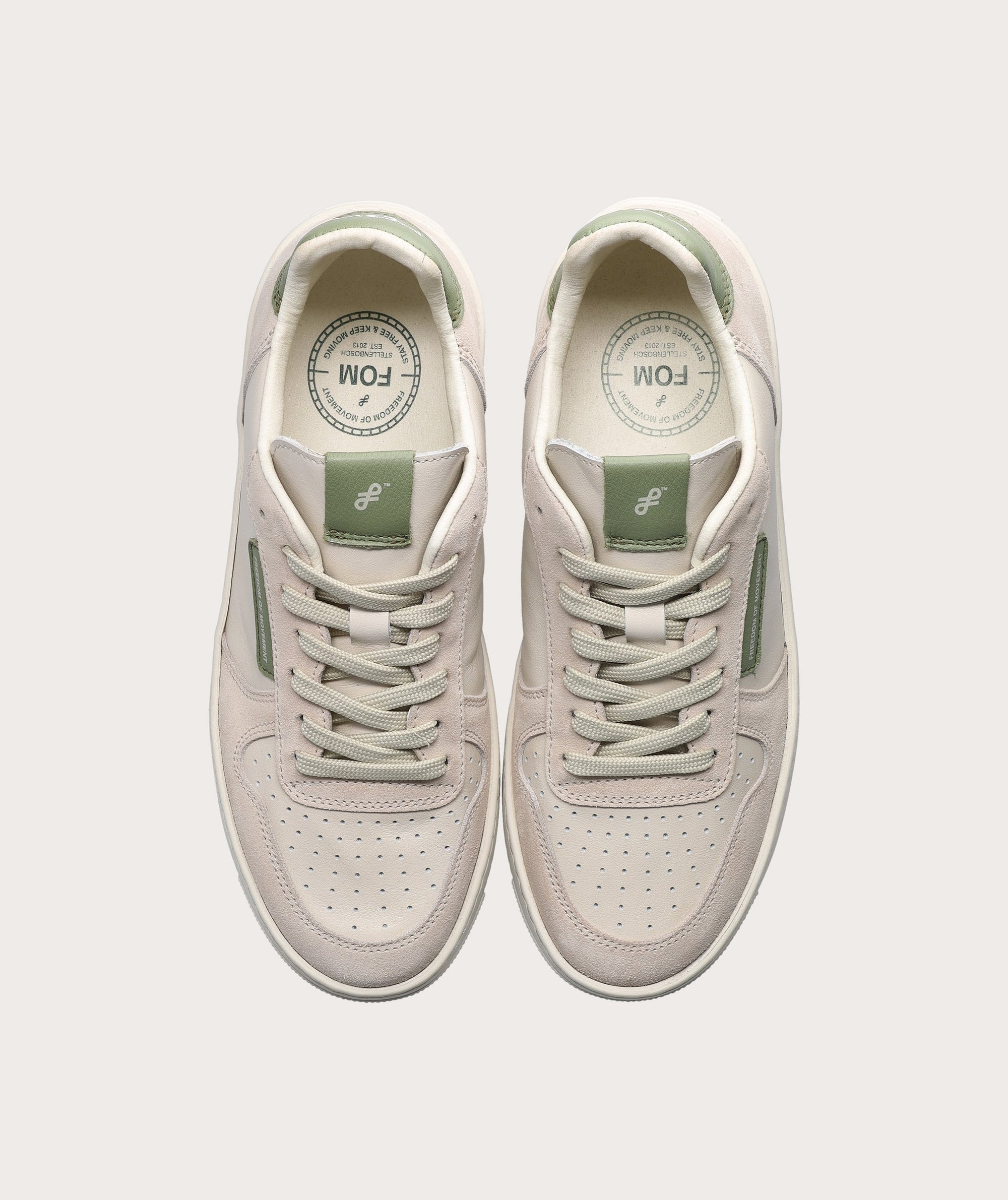 FOM Ladies Tekkie - Off-White/ Matcha