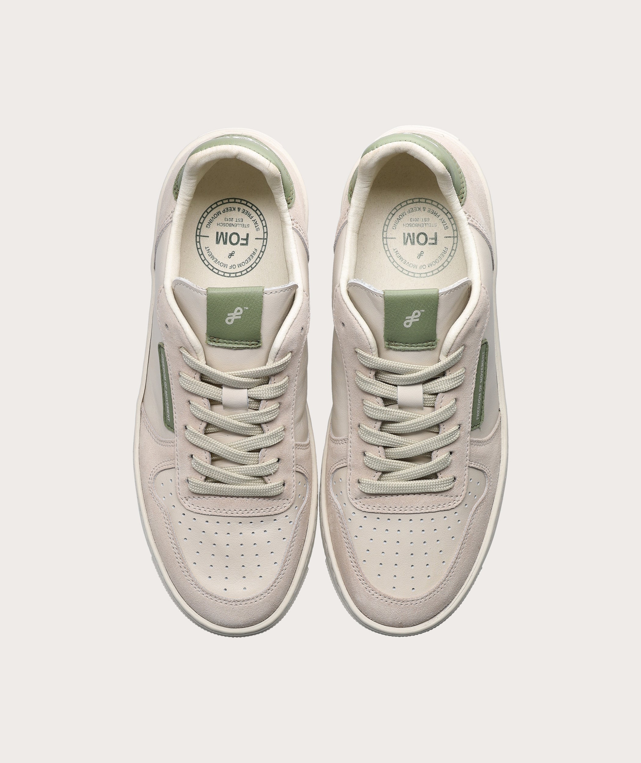 FOM Ladies Tekkie - Off-White/ Matcha
