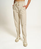 Ladies 4-Way Stretch Jogger - Ecru