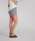 Ladies Gingham Shorts - X Navy