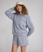 Ladies Windhond 1/4 Zip Sweater - Pearl Blue