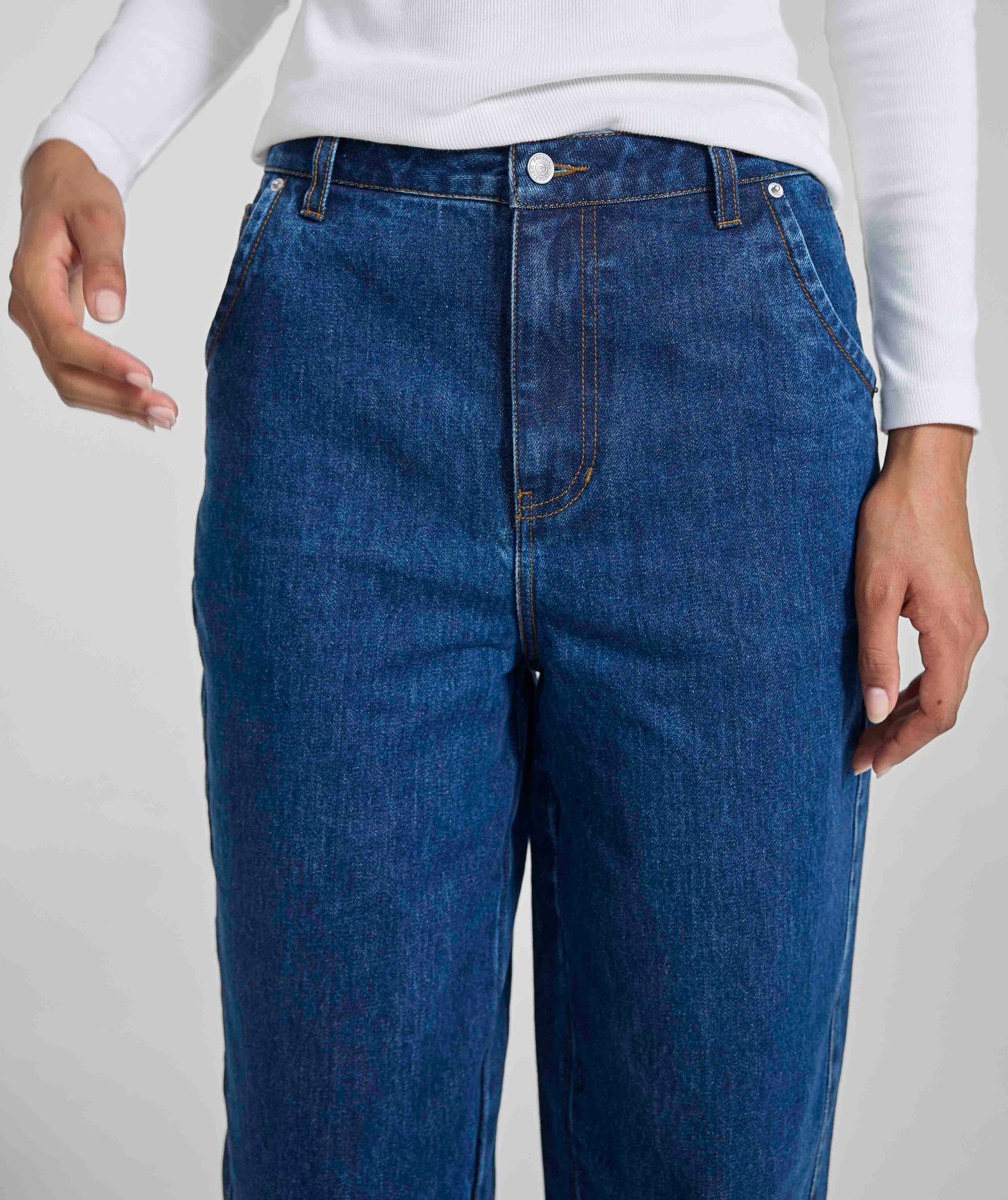 Ladies Barrel Denim - Indigo
