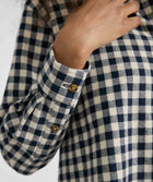 Ladies Gingham Shirt - X Navy