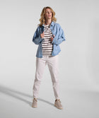 Ladies Denim Shacket - Light Wash