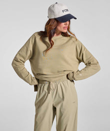 Ladies Raglan Sweater - Aloe