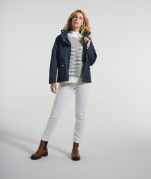 Ladies Skinny-ish Denim Jean - Ecru