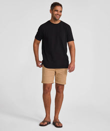 Mens Cotton Chino Shorts - Coffee