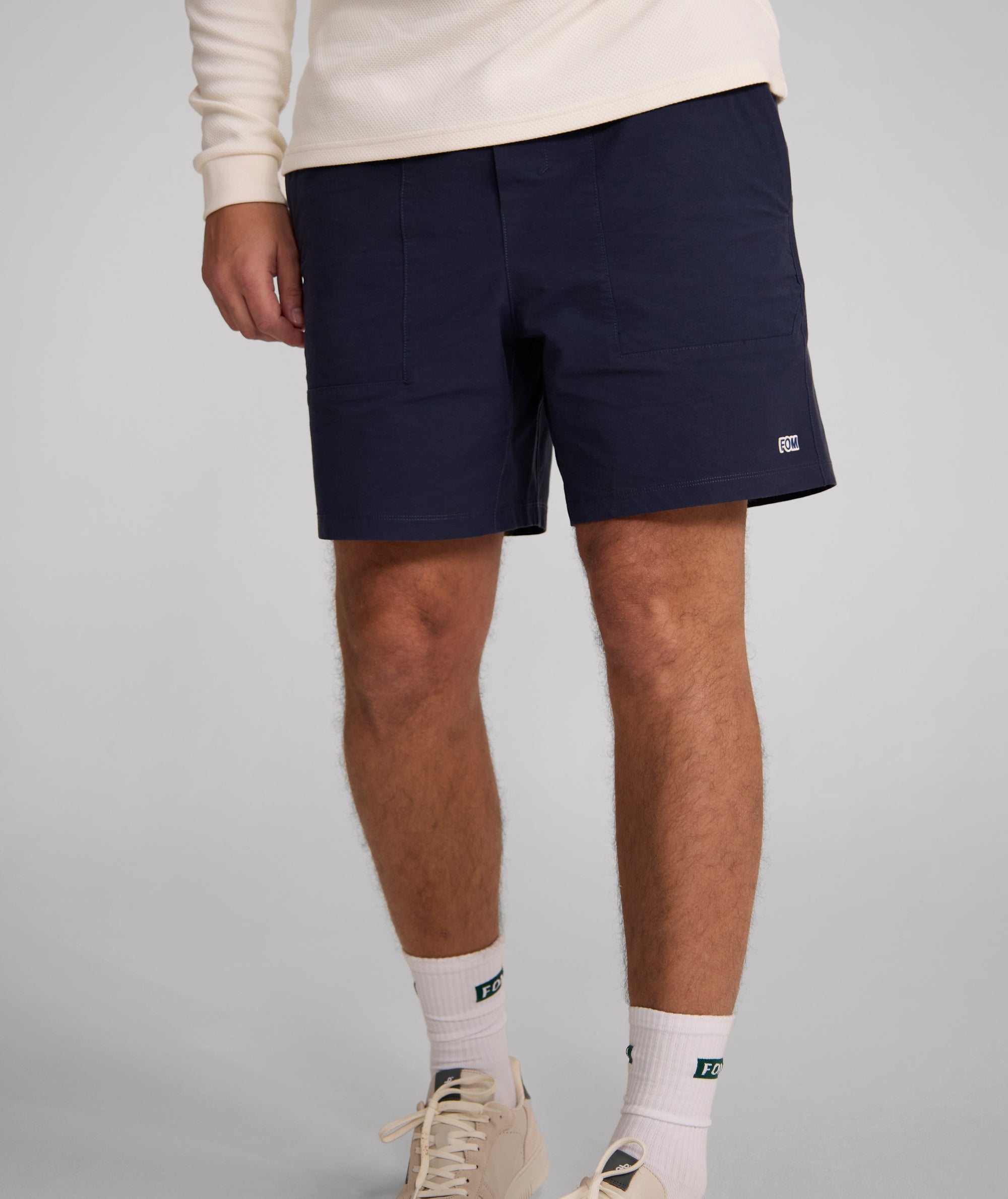 Mens FreeMotion Pull On Shorts - Navy