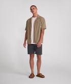 Mens Cotton Chino Shorts - Charcoal
