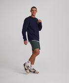 Mens Windhond Graphic Sweater - Navy