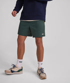 Mens FreeMotion Pull On Shorts - Forest Green