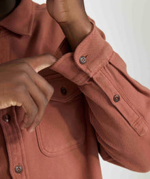 Mens Casual Organic Cotton Shirt - Copper